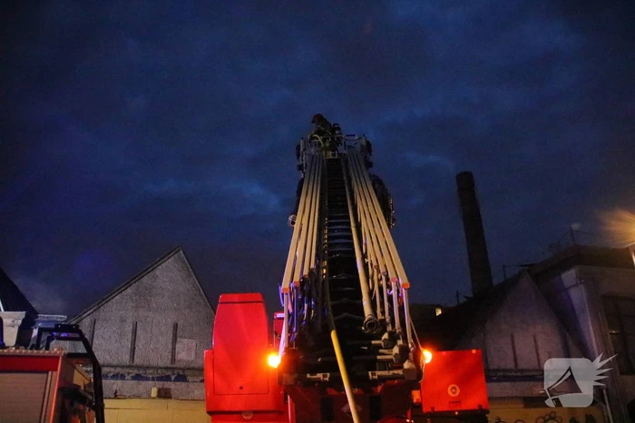 Brand in voormalig kantoorpand