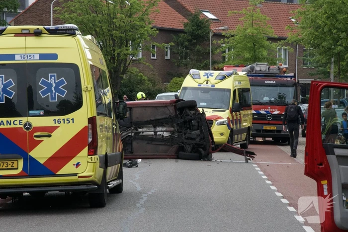 Zwaargewonde bij ernstig ongeval