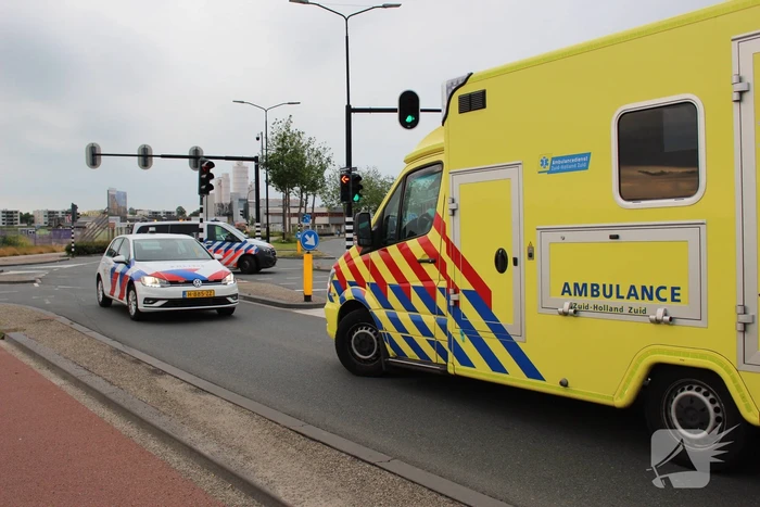 Ravage na ongeval met bestelbus