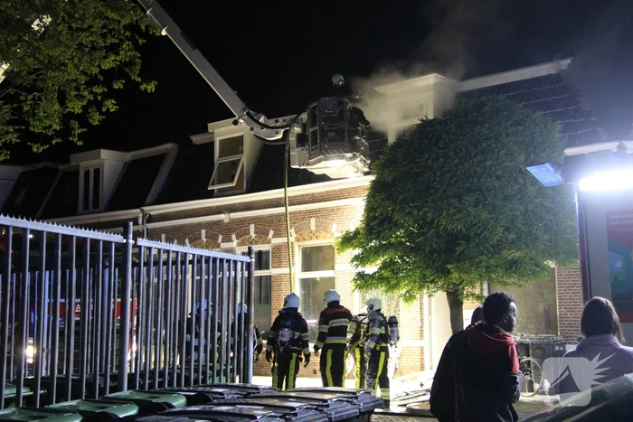 Uitslaande brand in woning