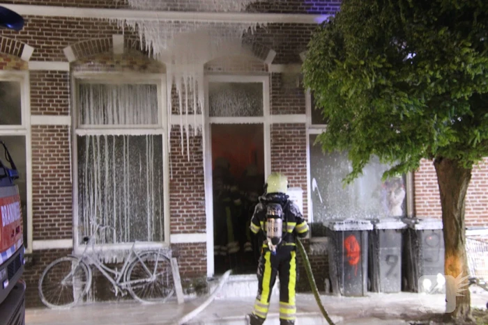 Uitslaande brand in woning