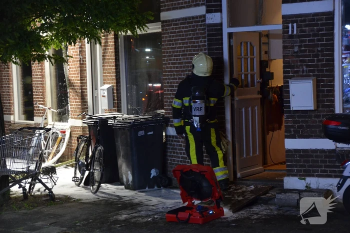 Uitslaande brand in woning