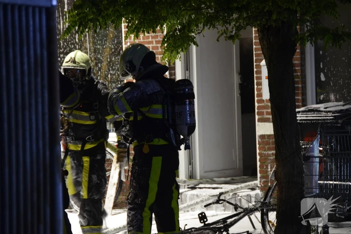 Uitslaande brand in woning