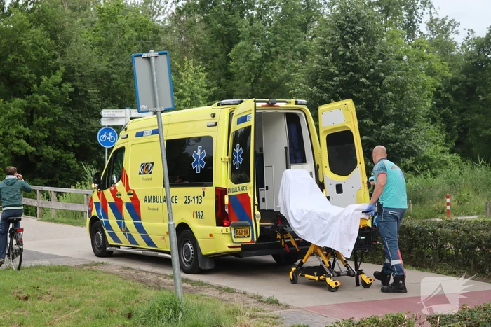 Fietser gewond na val op fietspad