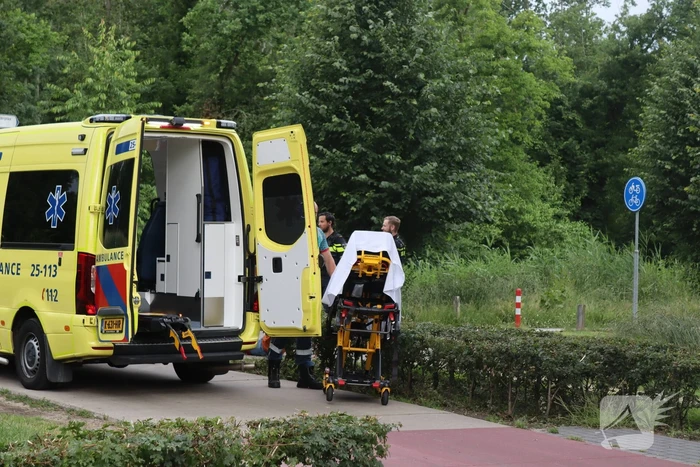 Fietser gewond na val op fietspad