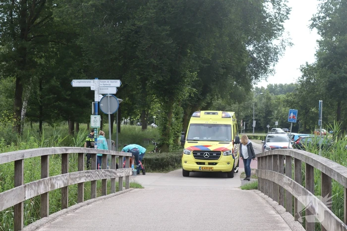 Fietser gewond na val op fietspad