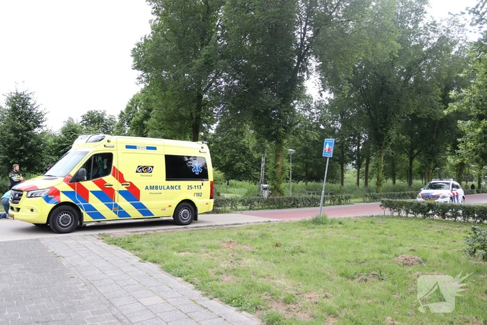 Fietser gewond na val op fietspad