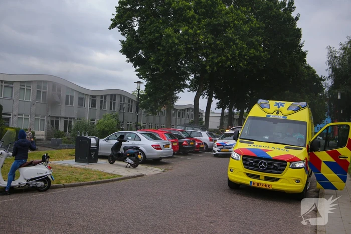 Veel rook bij brand in woning