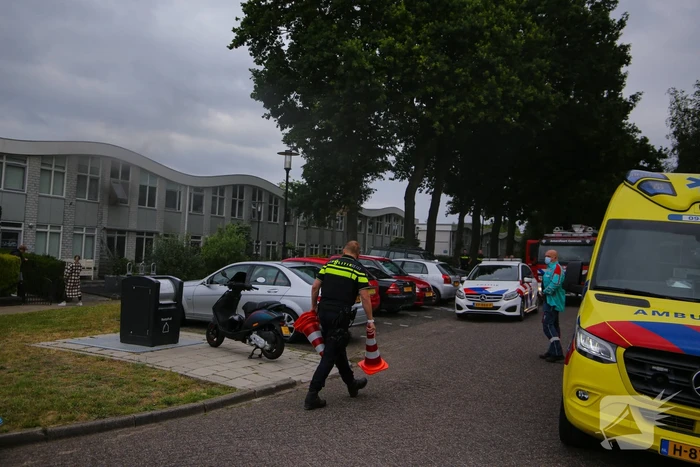 Veel rook bij brand in woning