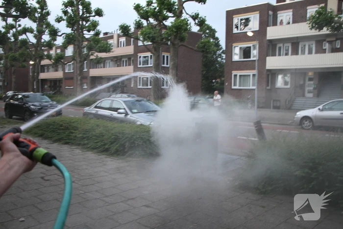 Buurtbewoners doen bluspoging
