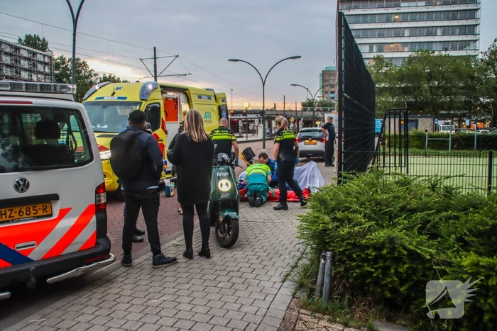 Gewonde na ongeval met scooterrijder