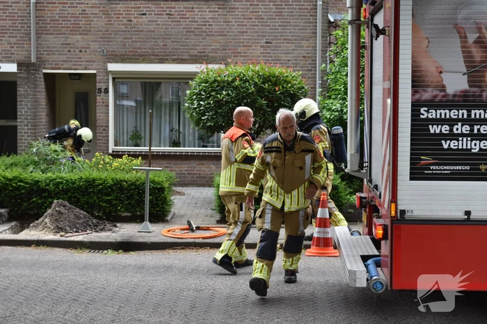 Bij aanleggen glasvezel is gasleiding geraakt