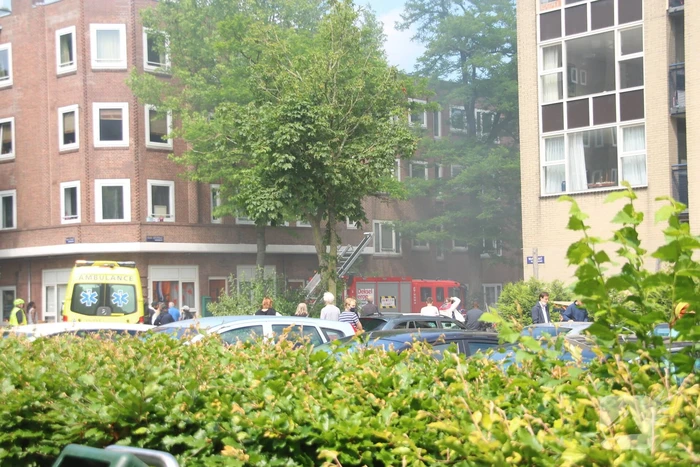 Veel rook bij brand in appartement