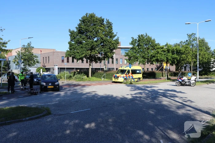 Fietser gewond bij aanrijding met auto