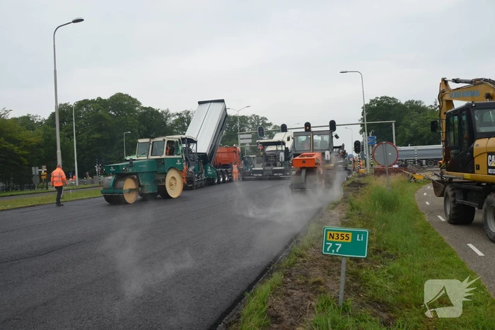 Kruispunt afgesloten door groot onderhoud
