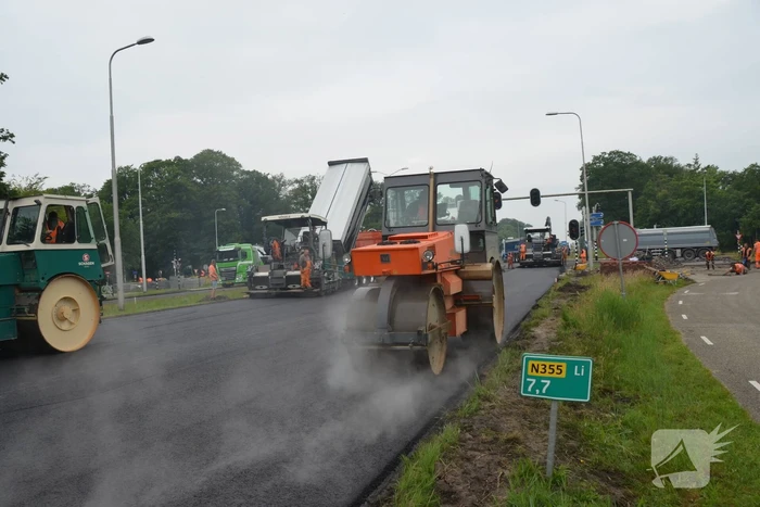 Kruispunt afgesloten door groot onderhoud