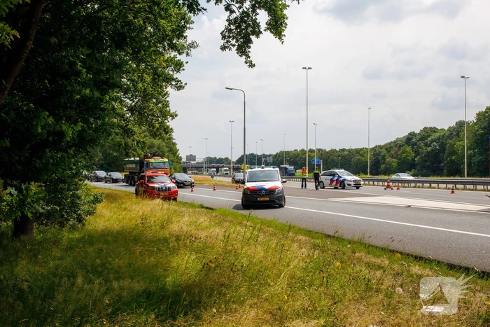 Meerdere voertuigen betrokken bij kop-staart botsing