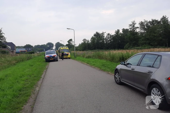Fietser gewond na val