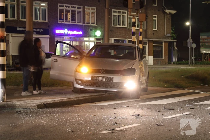 Personenauto total-loss door botsing