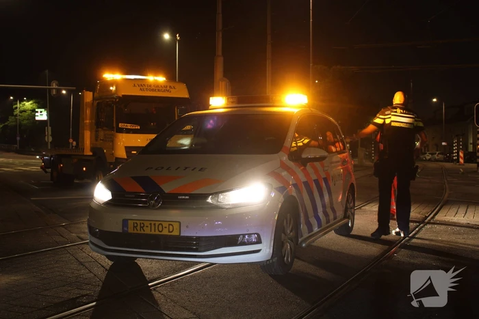 Personenauto total-loss door botsing