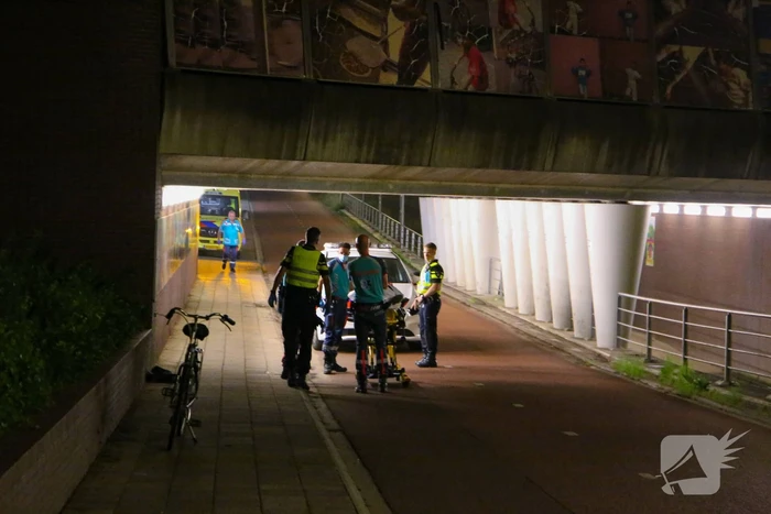 Beschonken fietser gewond door val