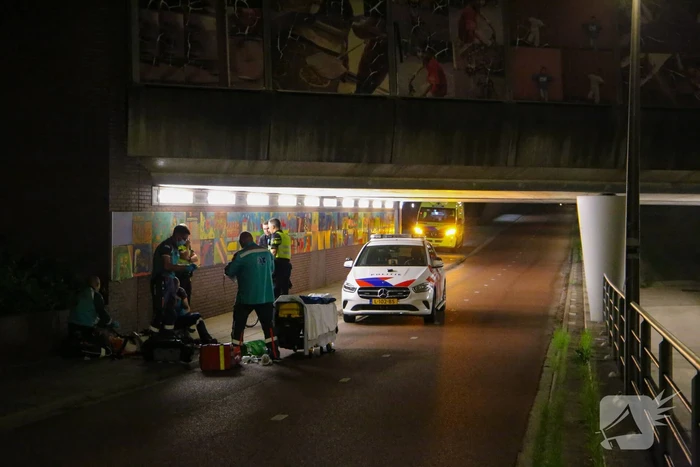 Beschonken fietser gewond door val