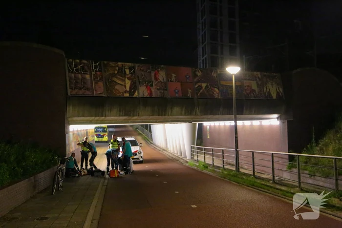 Beschonken fietser gewond door val