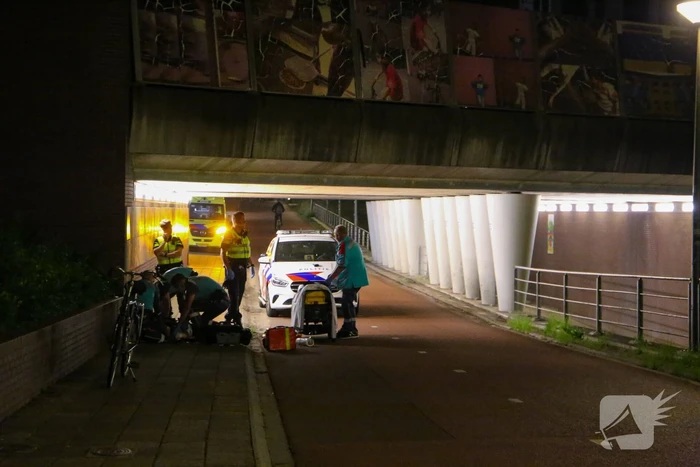 Beschonken fietser gewond door val