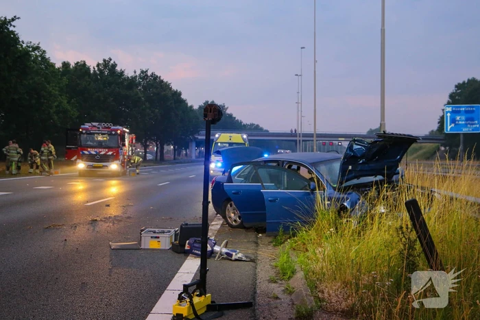 Zwangere vrouw gewond door ernstig ongeval