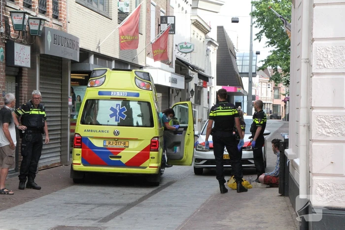 Beschonken man gewond na val