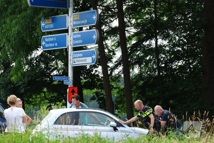 Flinke schade bij aanrijding op kruising