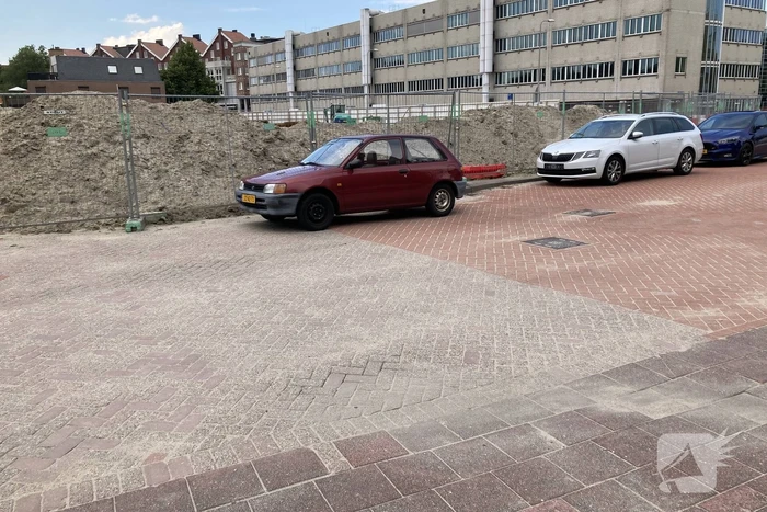 Kop-staart botsing tussen twee auto's