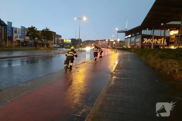 Wateroverlast na harde regenval