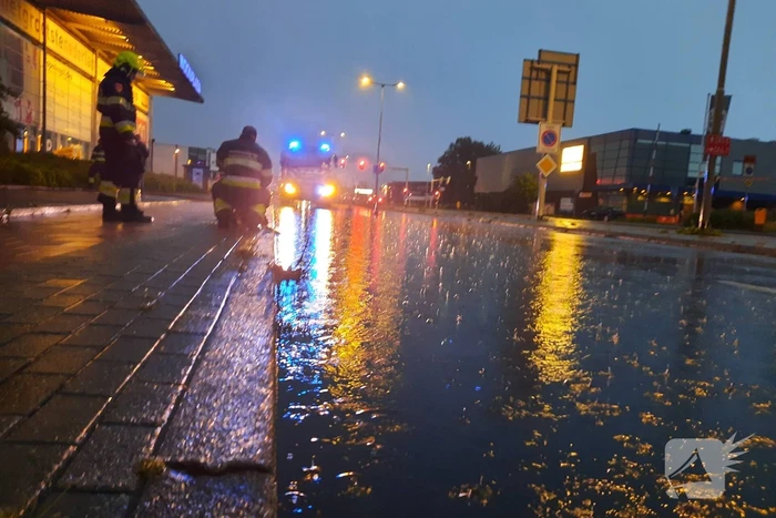 Wateroverlast na harde regenval