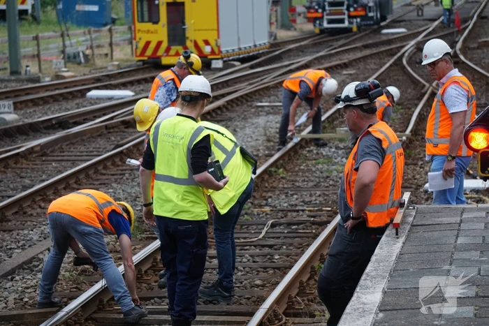 Trein ontspoort na vertrek