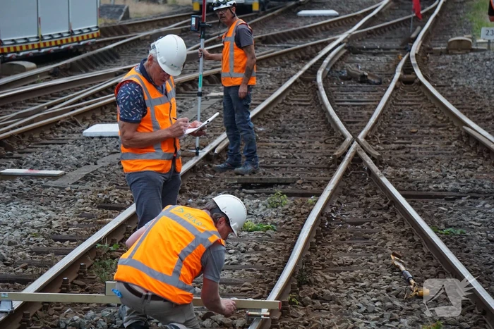 Trein ontspoort na vertrek