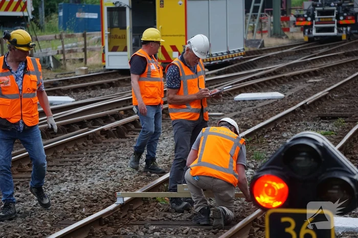 Trein ontspoort na vertrek