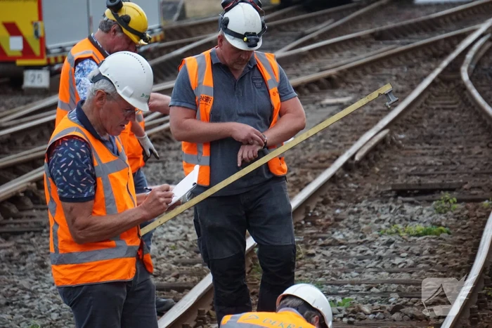 Trein ontspoort na vertrek