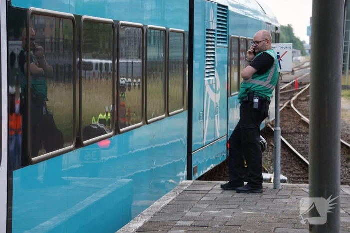 Trein ontspoort na vertrek