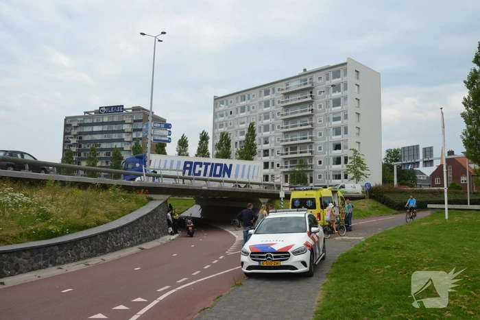 Fietser gewond bij botsing in fietstunnel