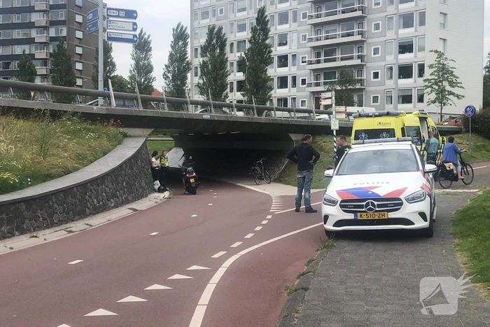 Fietser gewond bij botsing in fietstunnel