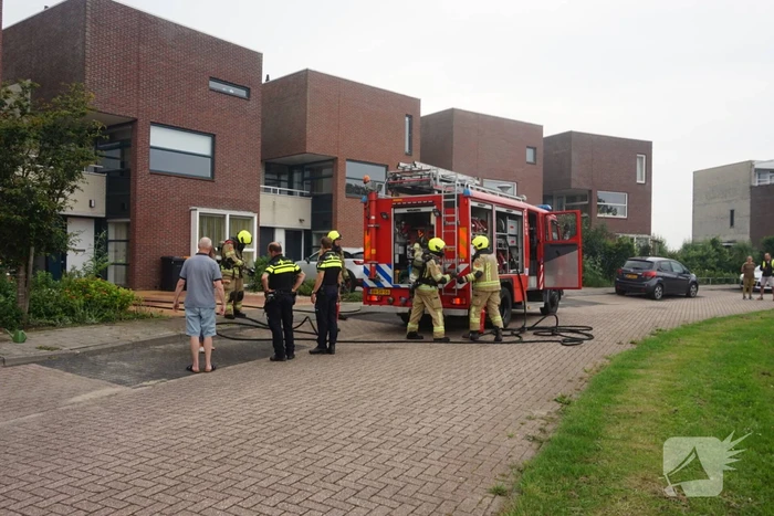 Veel rook bij brand in wasdroger