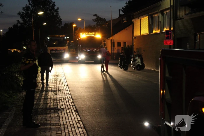 Brand in spouwmuur na wegbranden wespennest