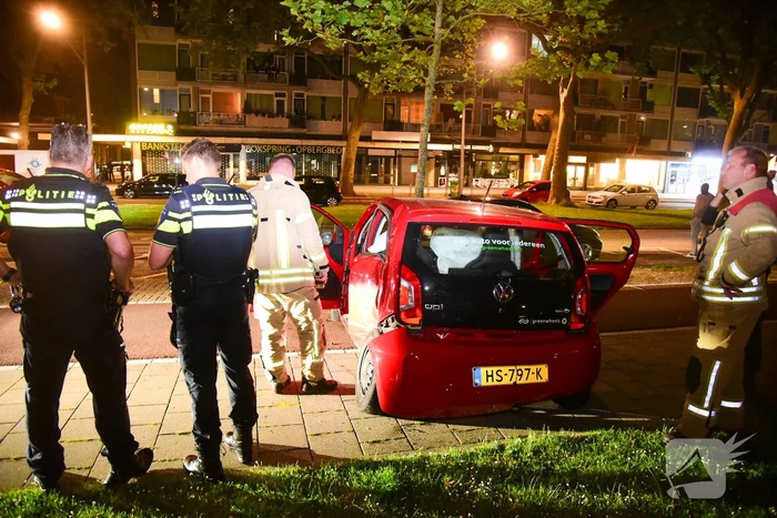 Eenzijdig ongeluk leidt tot vondst vuurwapen