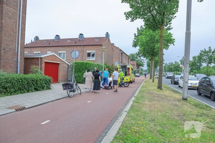 Fietsster gaat onderuit en raakt gewond