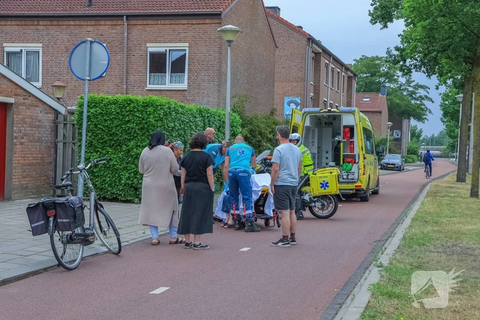 Fietsster gaat onderuit en raakt gewond