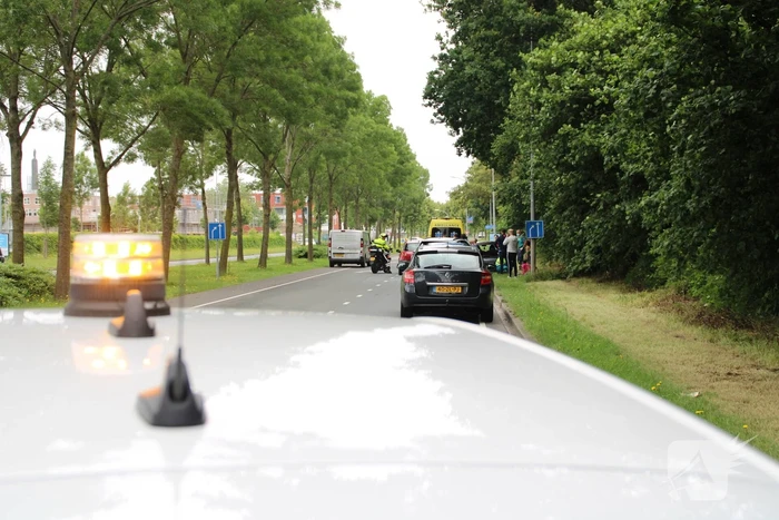 Vier personenwagens betrokken bij kop-staartaanrijding