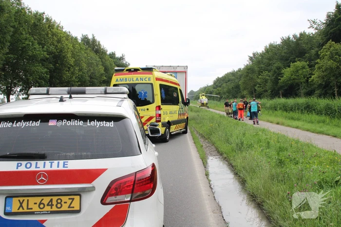 Wielrenner ernstig gewond na verkeersongeval
