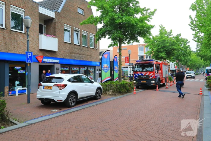 Markt zonder stroom na brand in elektriciteitskast