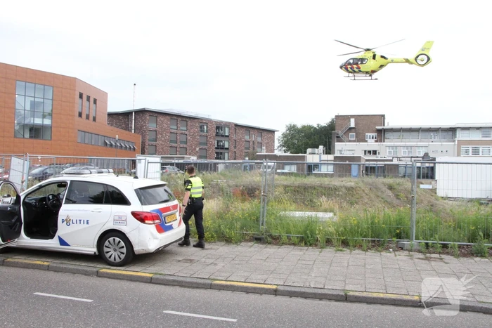 Traumahelikopter landt voor incident